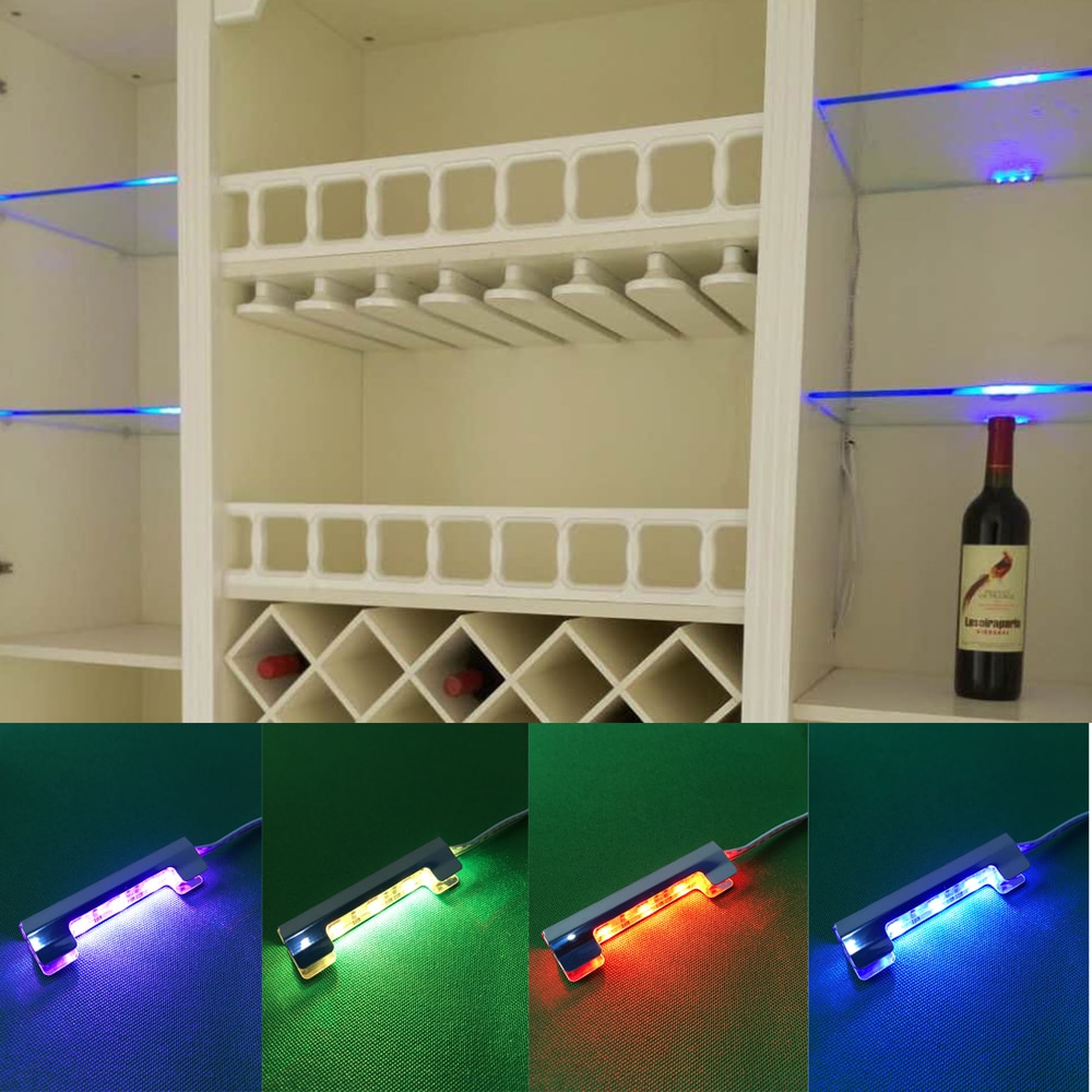 glass shelf lights