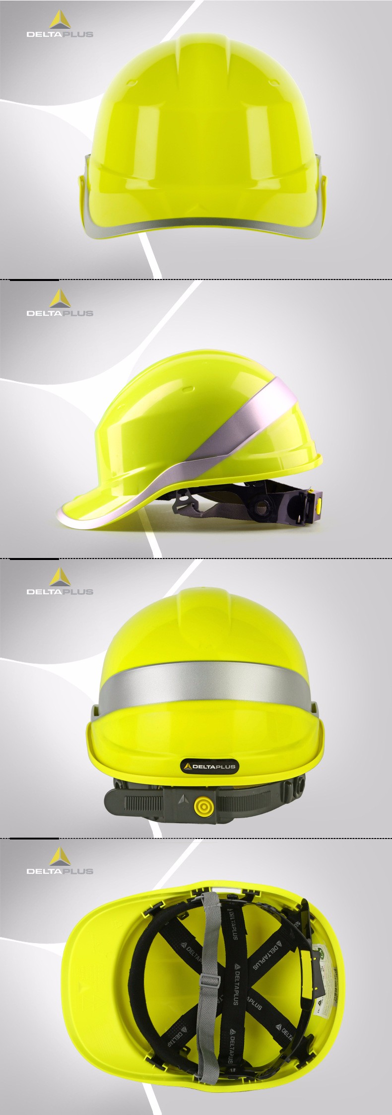 Deltaplus DIAMOND V Venitex Construction Safety Helmet Hard Hat Work cap 102018 ABS insulation material with phosphor stripes (3)
