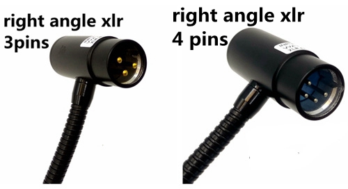 right angle cannon LED XLR LIGHT