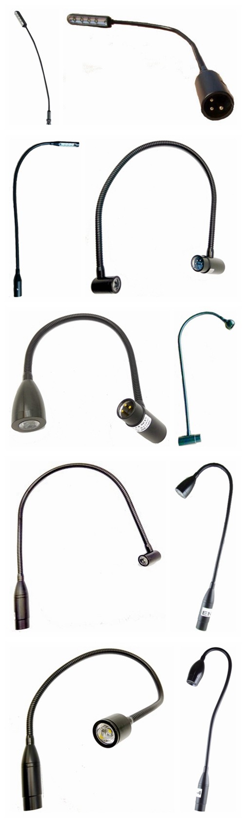 CANNON NEUTRIK XLR PLUG GOOSENECK LED LIGHT