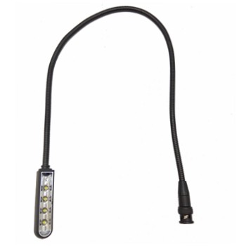 BNC connector flex arm led light