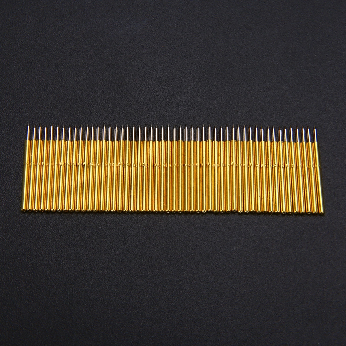 50pcs/set New P75-B1 Dia 1.02mm 100g Cusp Spear Spring Loaded Test Probes Pogo Pins For Home Tool