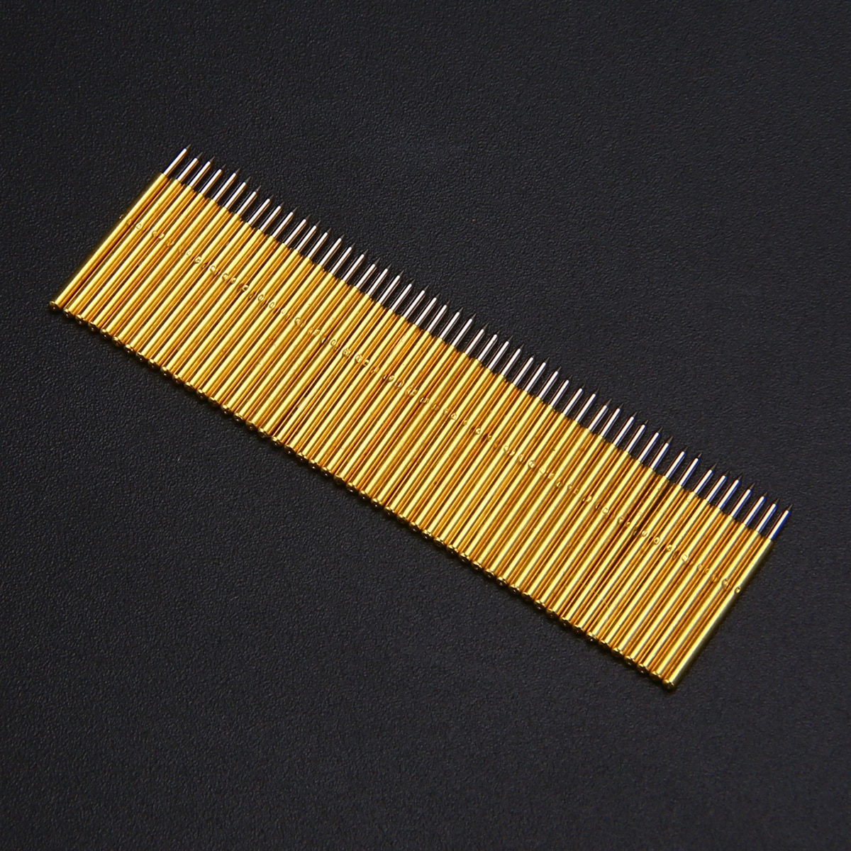 50pcs/set New P75-B1 Dia 1.02mm 100g Cusp Spear Spring Loaded Test Probes Pogo Pins For Home Tool
