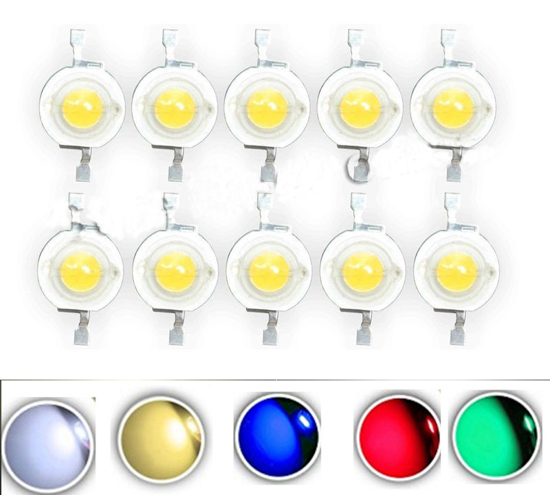 Full-Watt-CREE-1W-LED-light-Beads-110LM-DC-3-2V-3-4V-SMD-High-Power