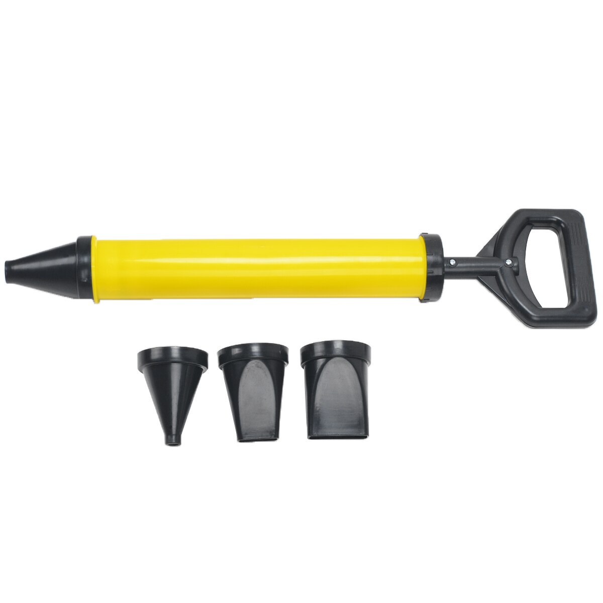 Mayitr 1pc Stainless Steel Caulking Gun Pointing Brick Grouting Mortar Sprayer Applicator Tool for Cement lime 4 Nozzle