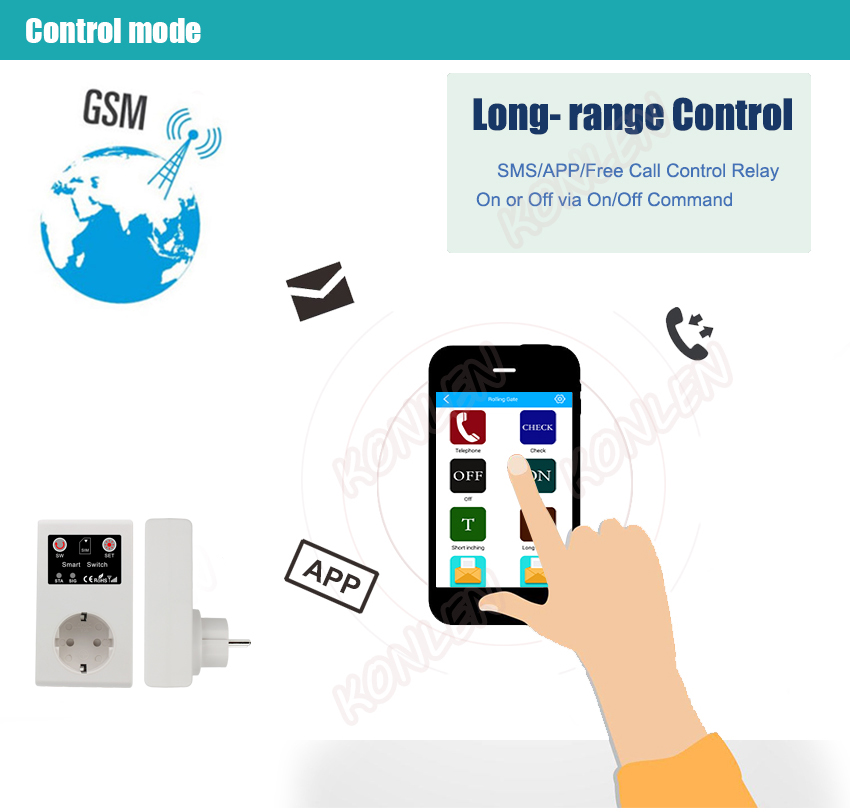 GSM Power Socket Switch 16A EU 2