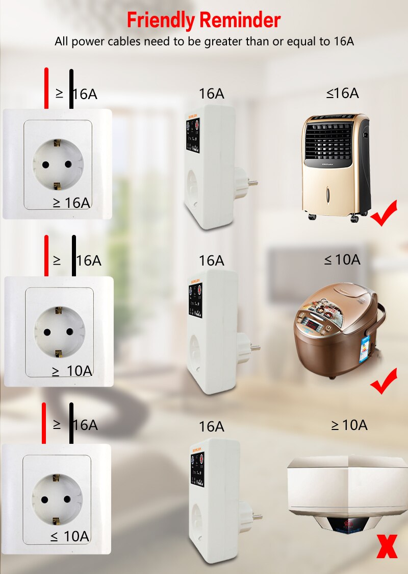 KONLEN 16A Power Socket Instruction 