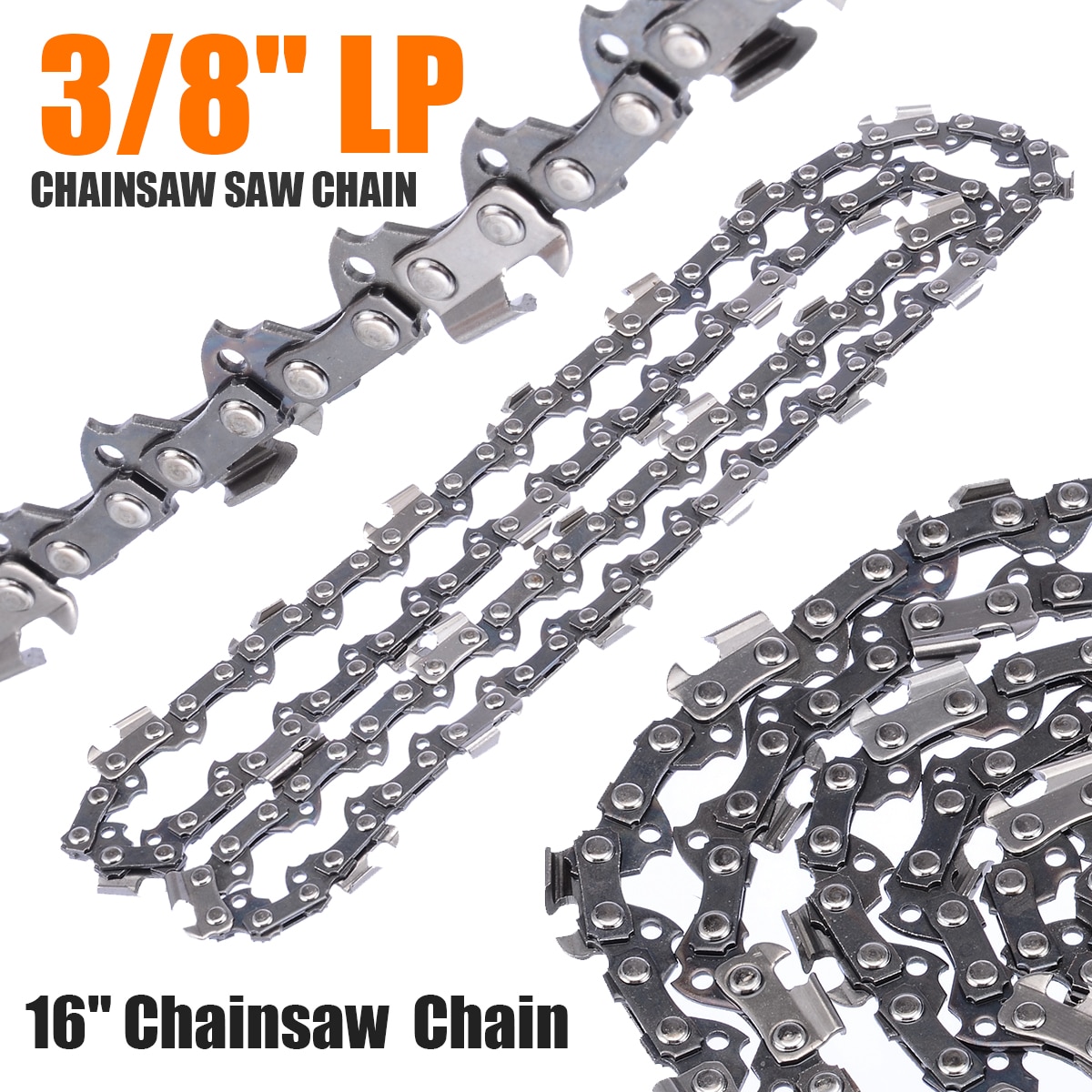 16" Chainsaw Saw Chain Blade For 3/8"LP .050 56DL Shape Blade Saw Chain for Wood cutting Chainsaw Parts