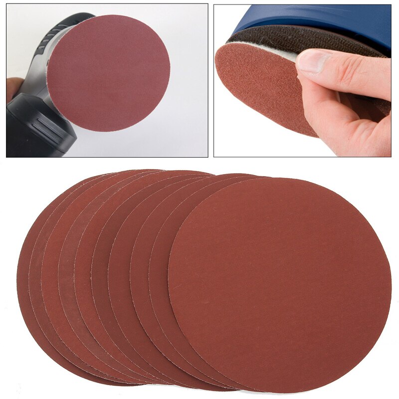 10Pcs Sanding Disc 6'' 2000 Grit Hook And Loop Wet or Dry Autobody Sanding Discs Polishing Pad Sanderpaper