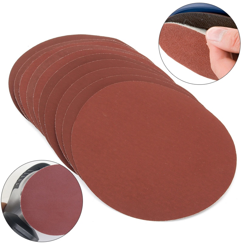 10Pcs Sanding Disc 6'' 2000 Grit Hook And Loop Wet or Dry Autobody Sanding Discs Polishing Pad Sanderpaper