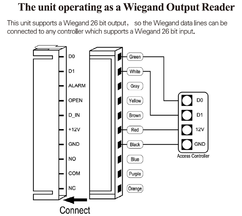 Wiegand out