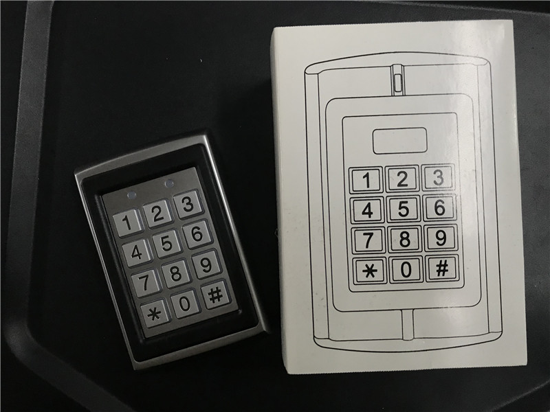 metal access control keypad