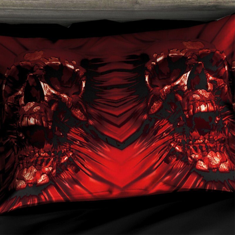 skull bedding sets  (6)_