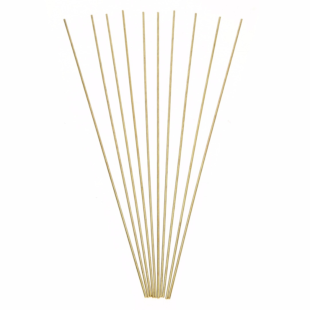 10pcs Brass Welding Rods Wires Sticks  1.6mm Diameter 250mm Length For Brazing Soldering Repair Tools