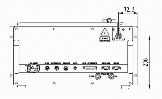 New product Raycus fiber source laser 500w power