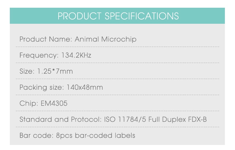 Animal microchip