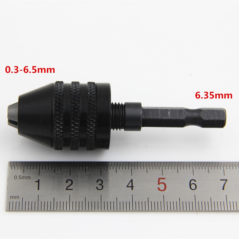 DWZ 1pc Quick Change Keyless Drill Bit Chuck Hex Shank Adapter Converter Tool