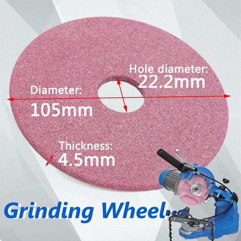 Grinding Wheel Disc 105x4.5mm For Chainsaw Sharpener Grinder 3/8" & 404 Chain