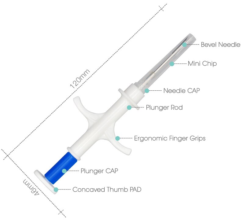 1.48x8mm pet microchip syringes (8)