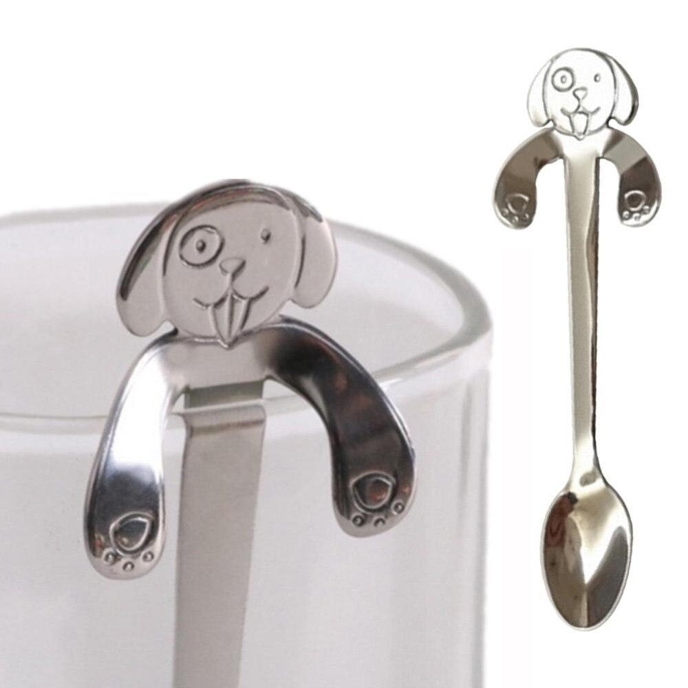 Creative-Stainless-Steel-Drinking-Tools-Dog-Hanging-Cup-Hugging-Coffee-Tea-Soup-Sugar-Spoon-Teaspoons-Cup