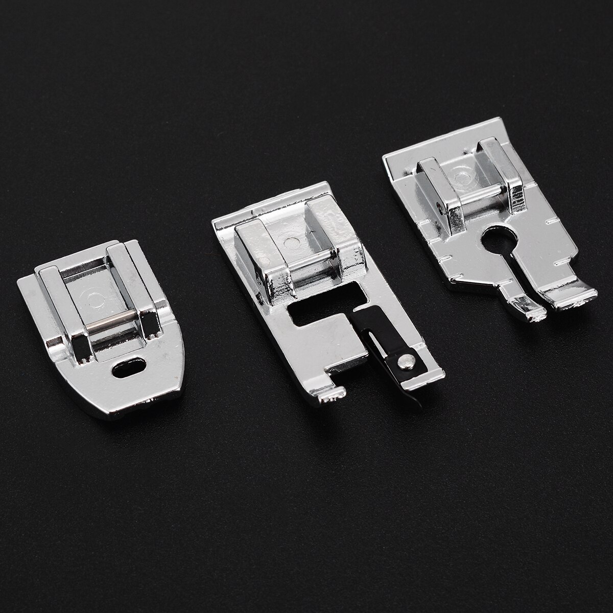 11pcs/set Cloth Leather Splice Presser Foot Durable Accessories Metal Multifunction Sewing Foot for Household Sewing Machines