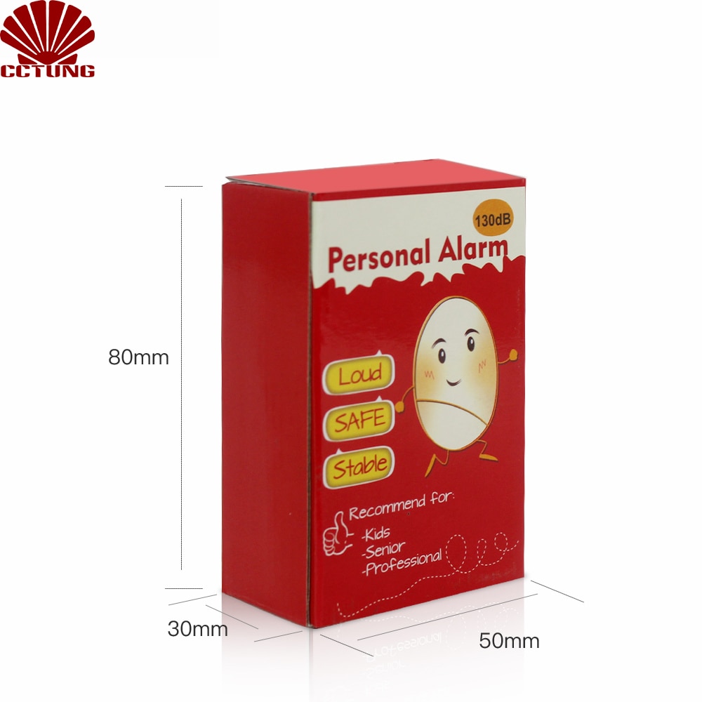 130db Mini SOS Panic Sound Personal Alarm Siren Safe Emergency Personal Alarm Safety Keychain Battery Built-in To Help Scare Off_4
