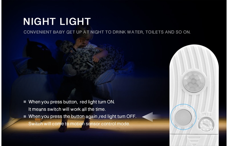 1M 2M 3M PIR Motion Sensor LED Night Light Kitchen Lighting Cupboard Closet Bed Room Wardrobe Stairs Light LED Strip Lamp 5V (4)