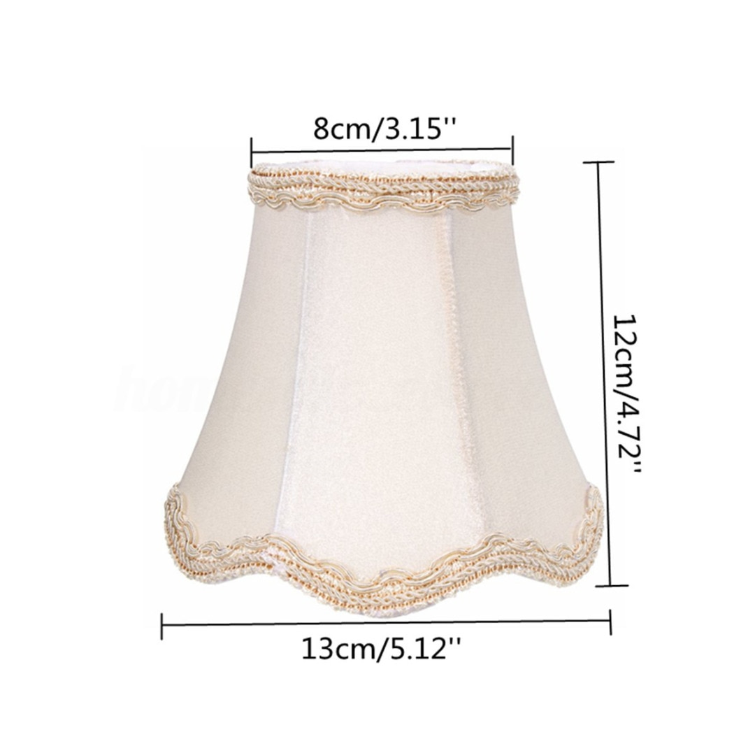 2019 Newest Vintage Small Lace Lampshades Textured Fabric Chandelier Light Ceiling Cover