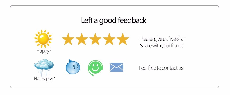 5 star feedback