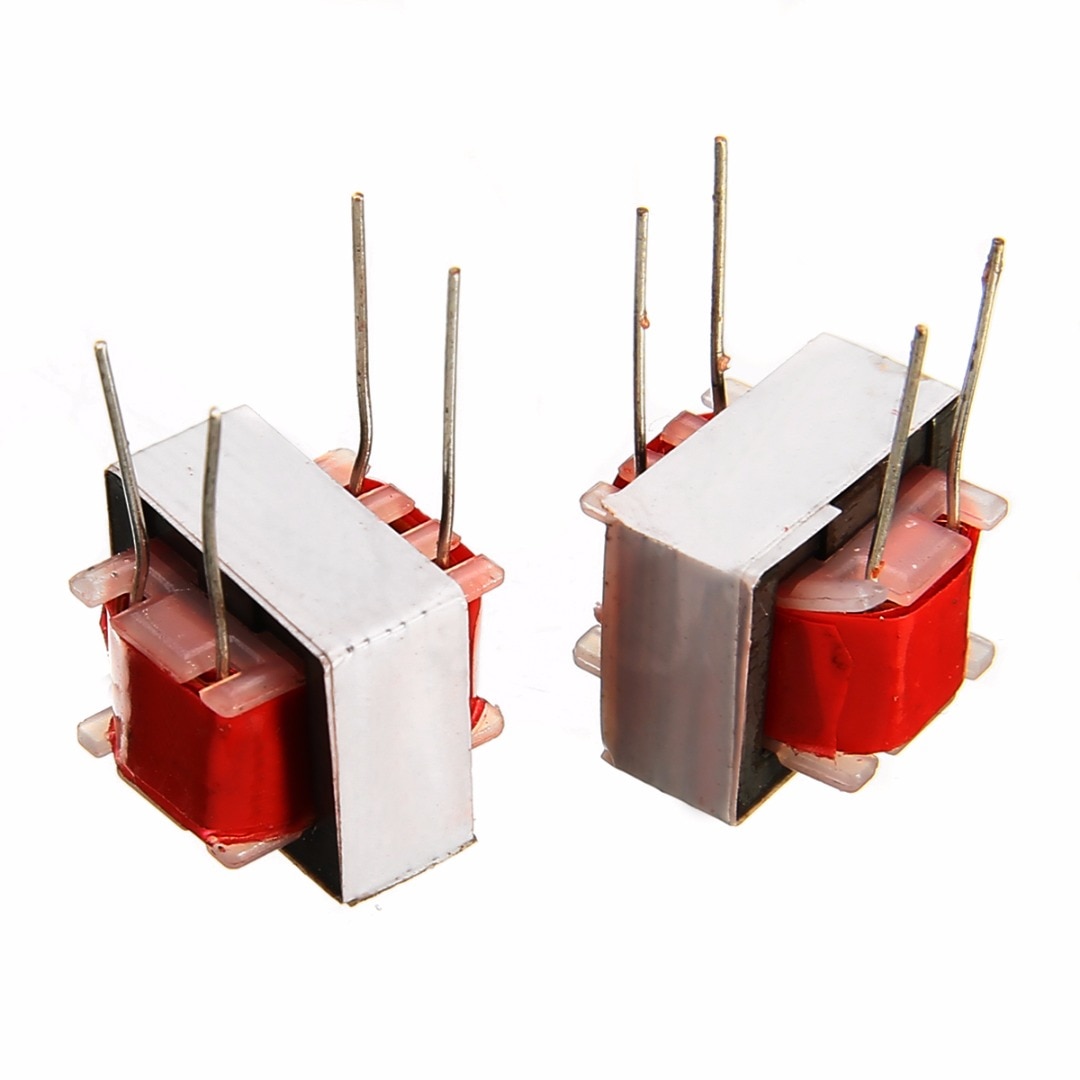 10pcs Red Nickel alloy Audio Transformers 600:600 Ohm Europe 1:1 EI14 Isolation Double-wire winding  High efficiency Transformer