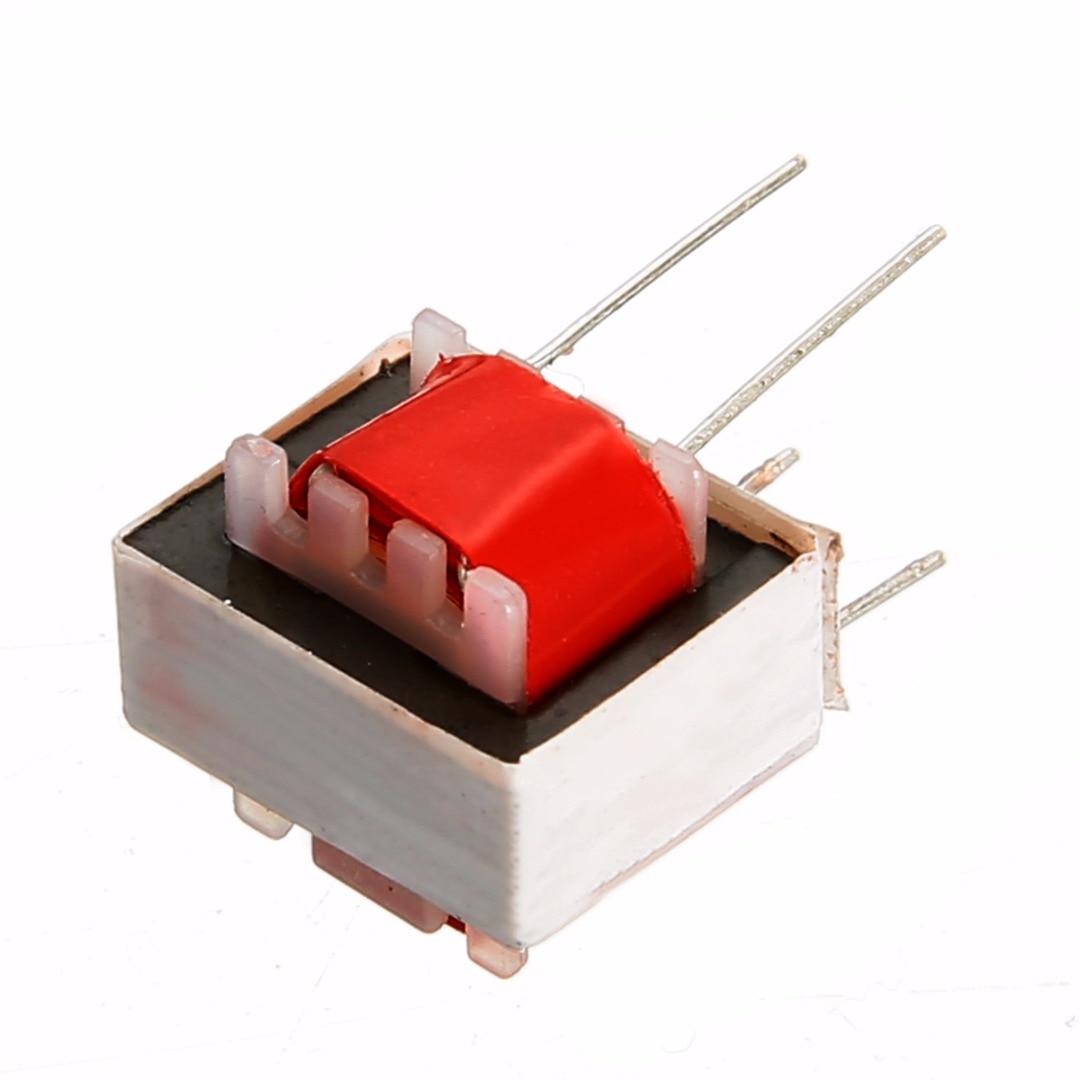 10pcs Red Nickel alloy Audio Transformers 600:600 Ohm Europe 1:1 EI14 Isolation Double-wire winding  High efficiency Transformer