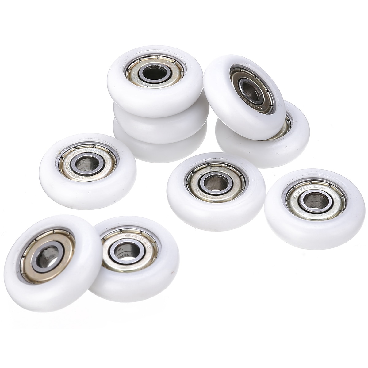 10pcs 23mm Plastic Sliding Shower Door Window Roller Wheel Runner Pulley Replace