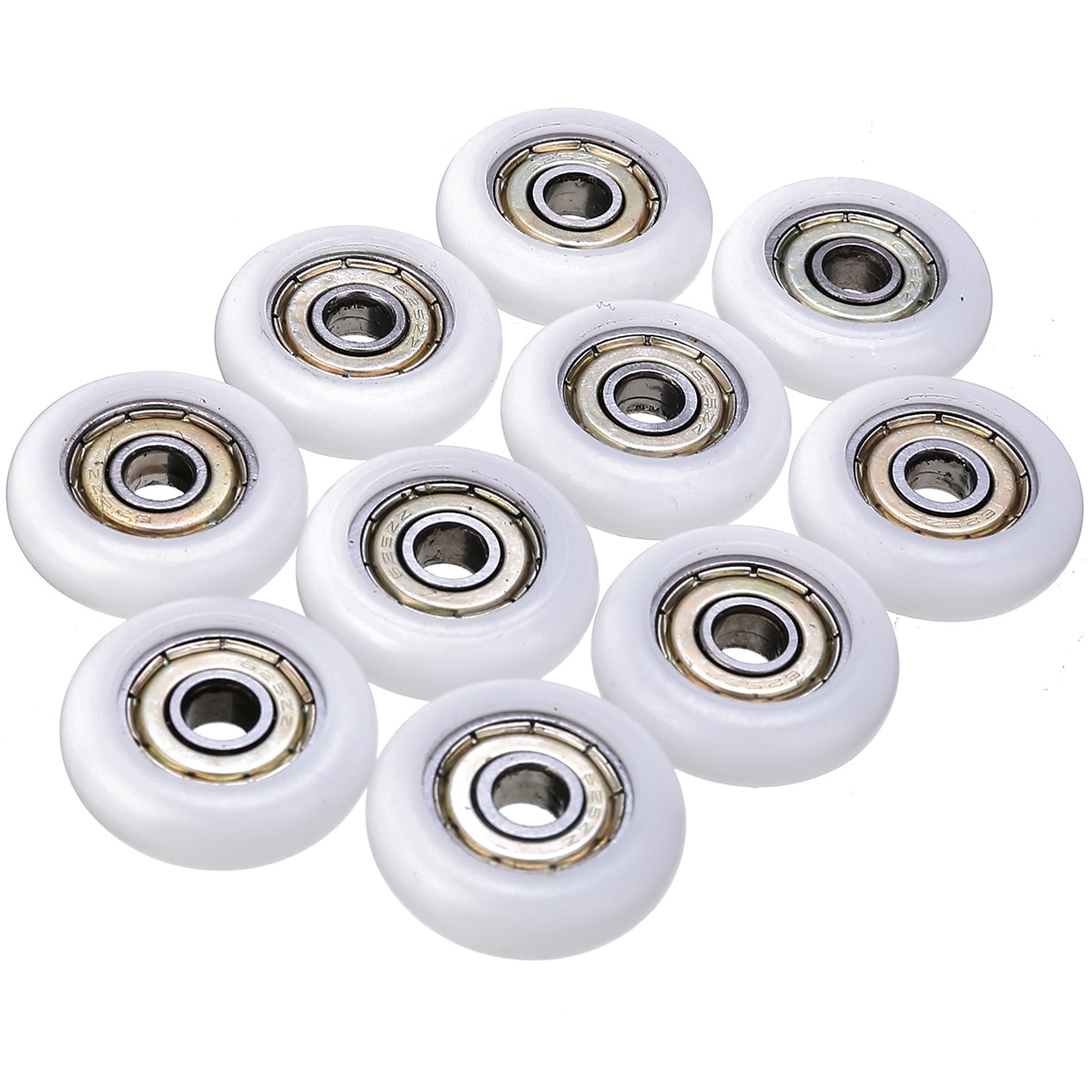 10pcs 23mm Plastic Sliding Shower Door Window Roller Wheel Runner Pulley Replace