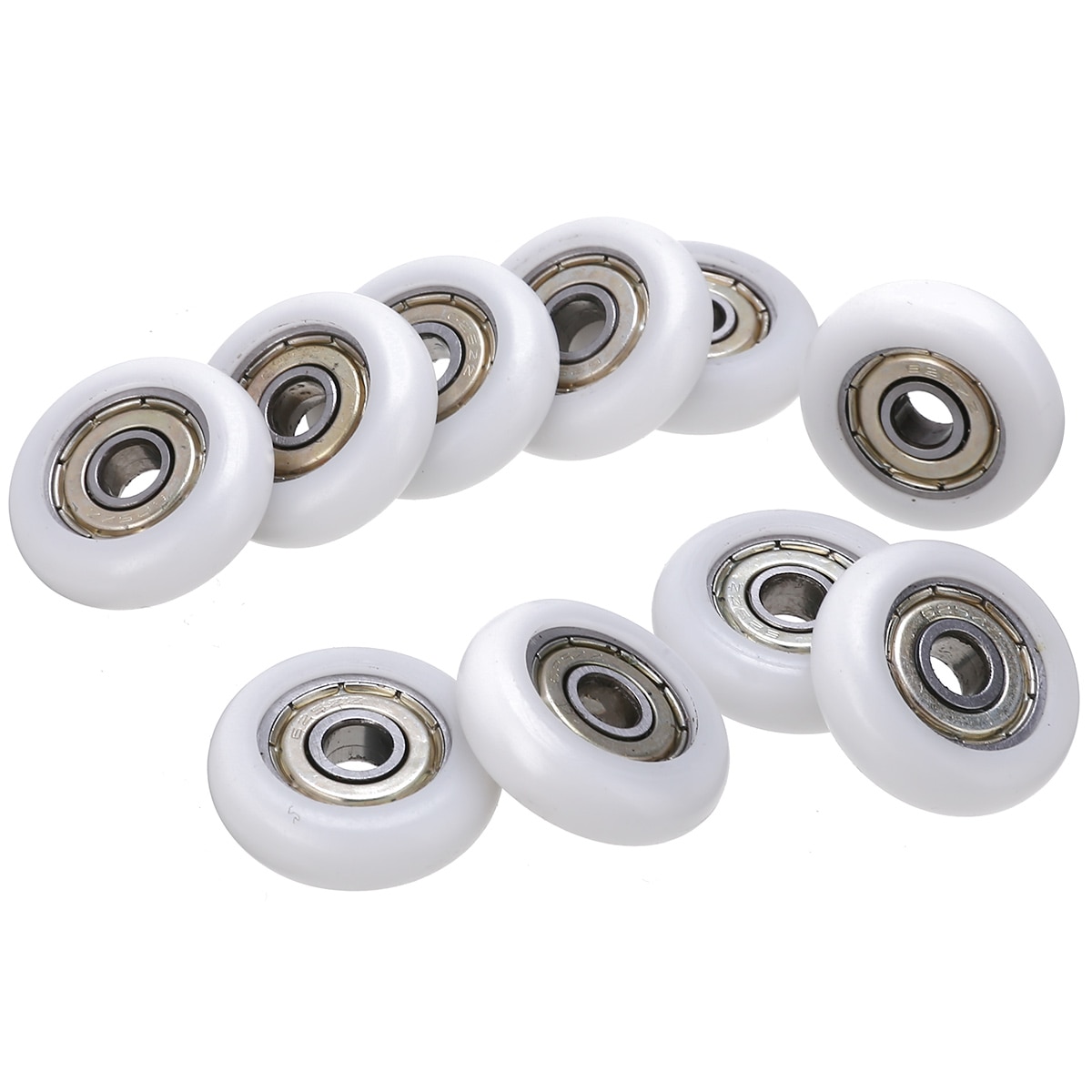 10pcs 23mm Plastic Sliding Shower Door Window Roller Wheel Runner Pulley Replace