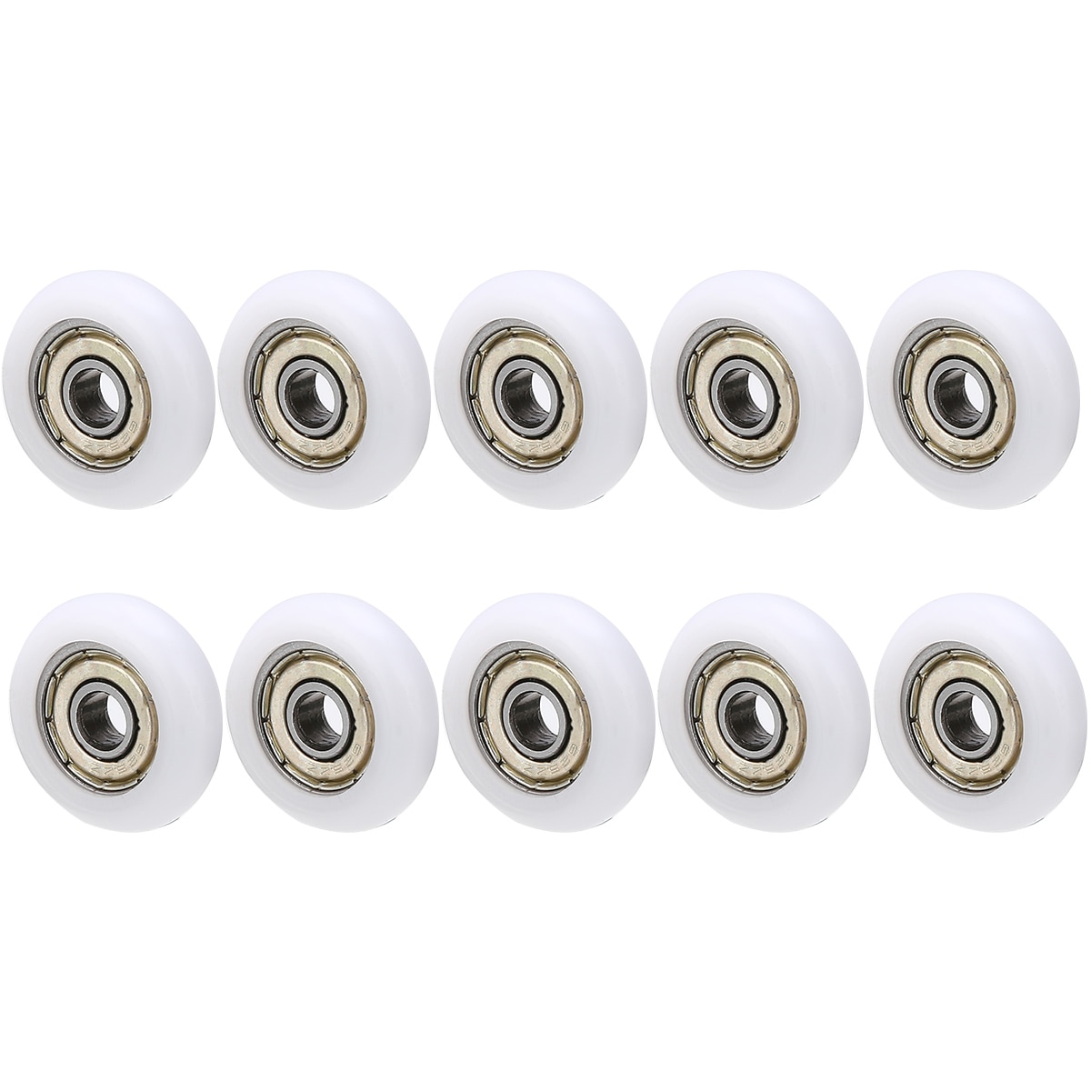 10pcs 23mm Plastic Sliding Shower Door Window Roller Wheel Runner Pulley Replace