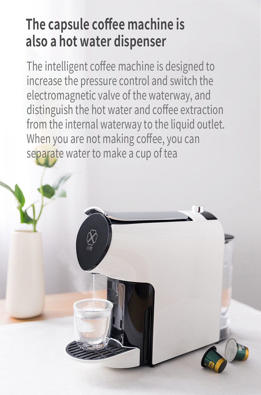 Xiaomi Mijia SCISHARE Smart Automatic Capsule Coffee Machine Extraction Electric Coffee Maker Kettle