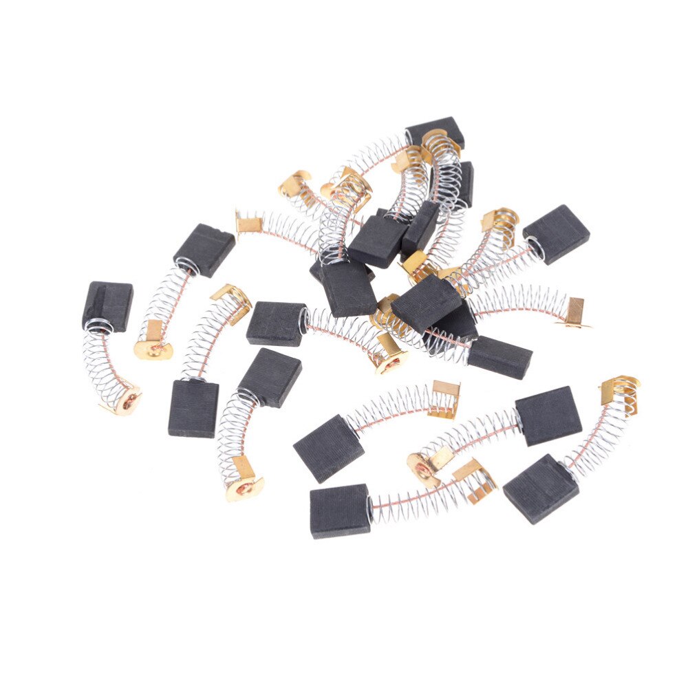 Generic Electric Motor Carbon Brushes Repairing Part 6x16x20mm Wholesale 20pcs