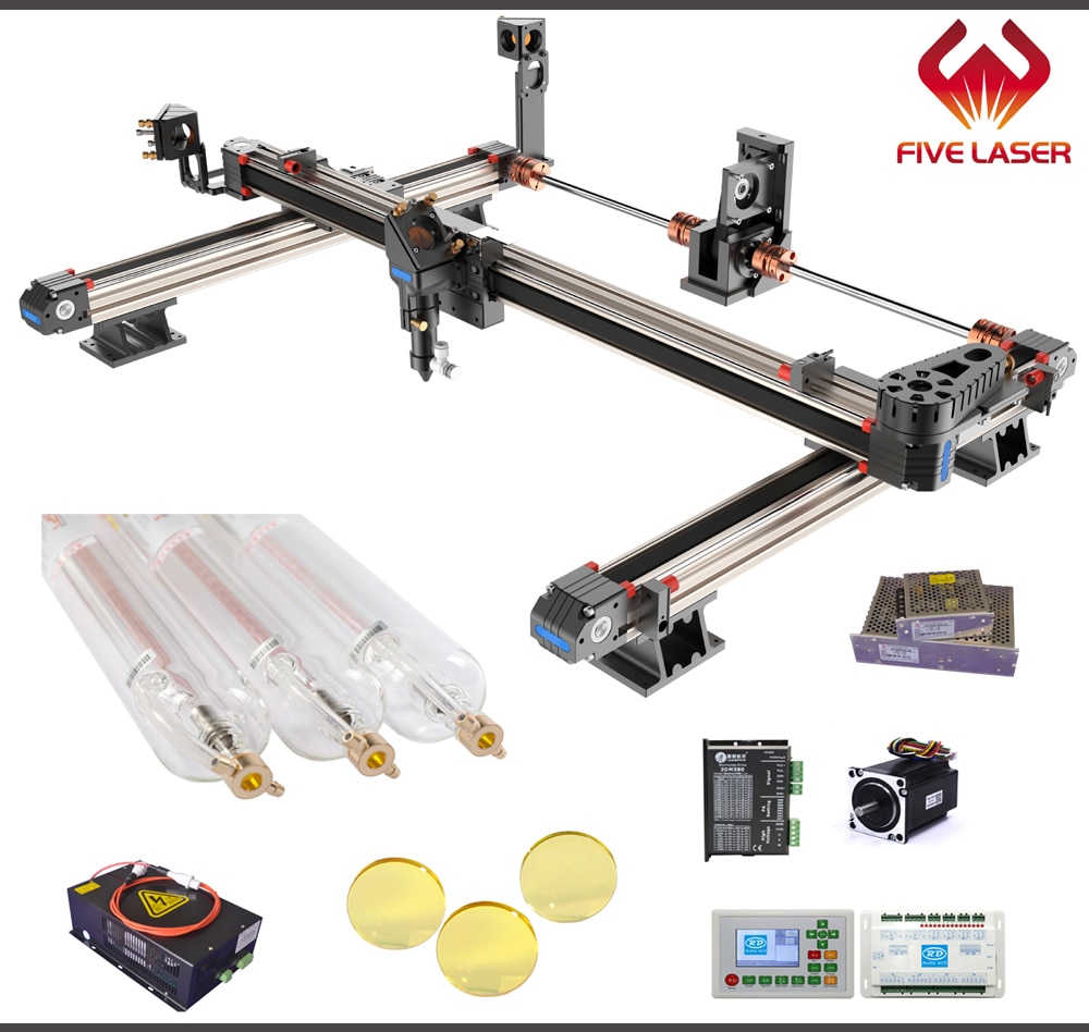 All laser parts together