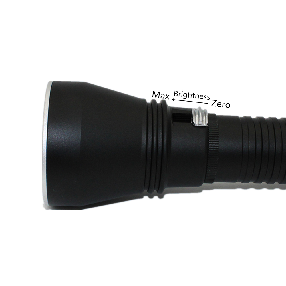 DL0071 Scuba  Diving XHP70 Flashlight with Stemless Switcher (8)