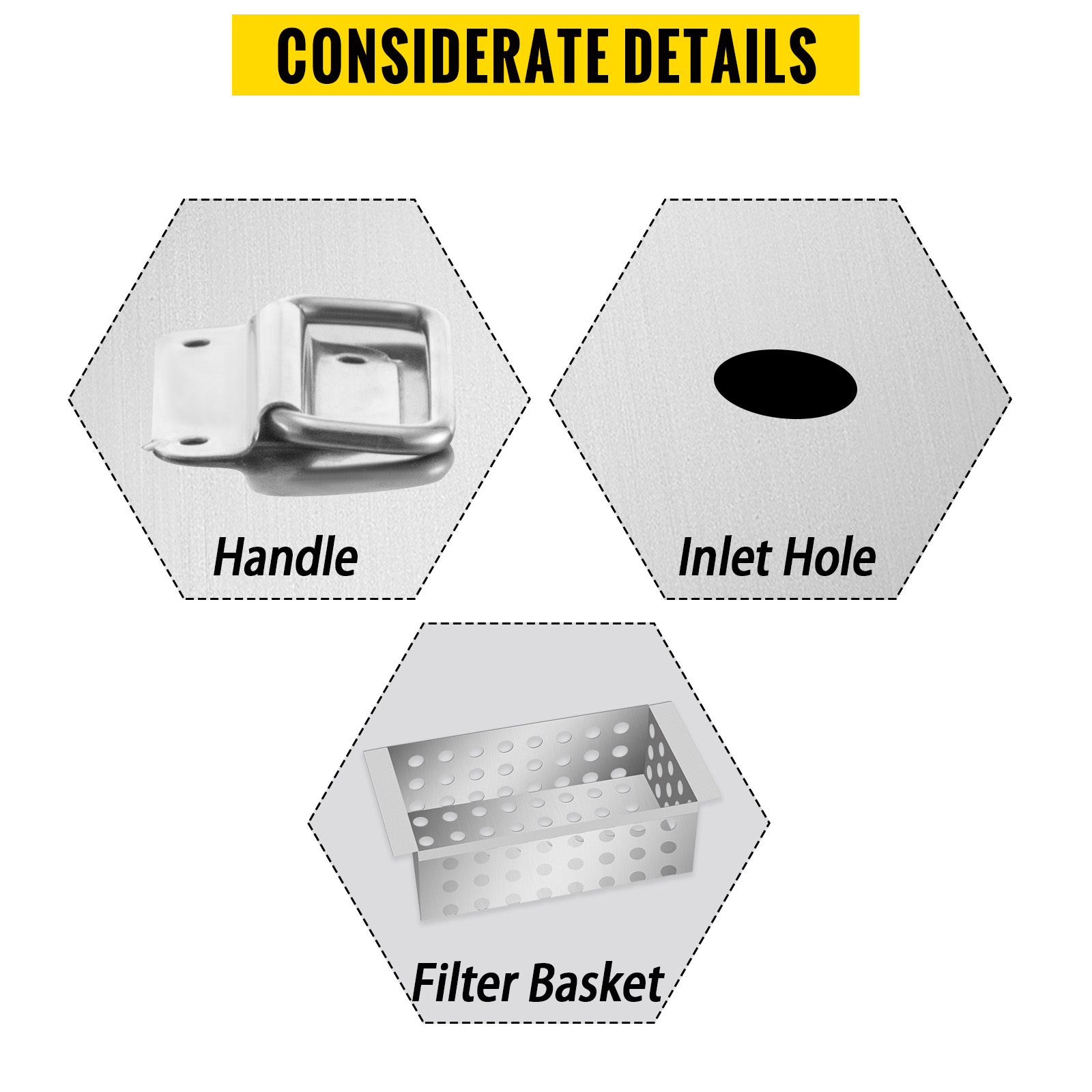 Commercial Grease Interceptor,25 LB,13 GPM,Stainless Steel