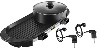 BBQ Pan Grill Hot Pot,Portable,Smokeless