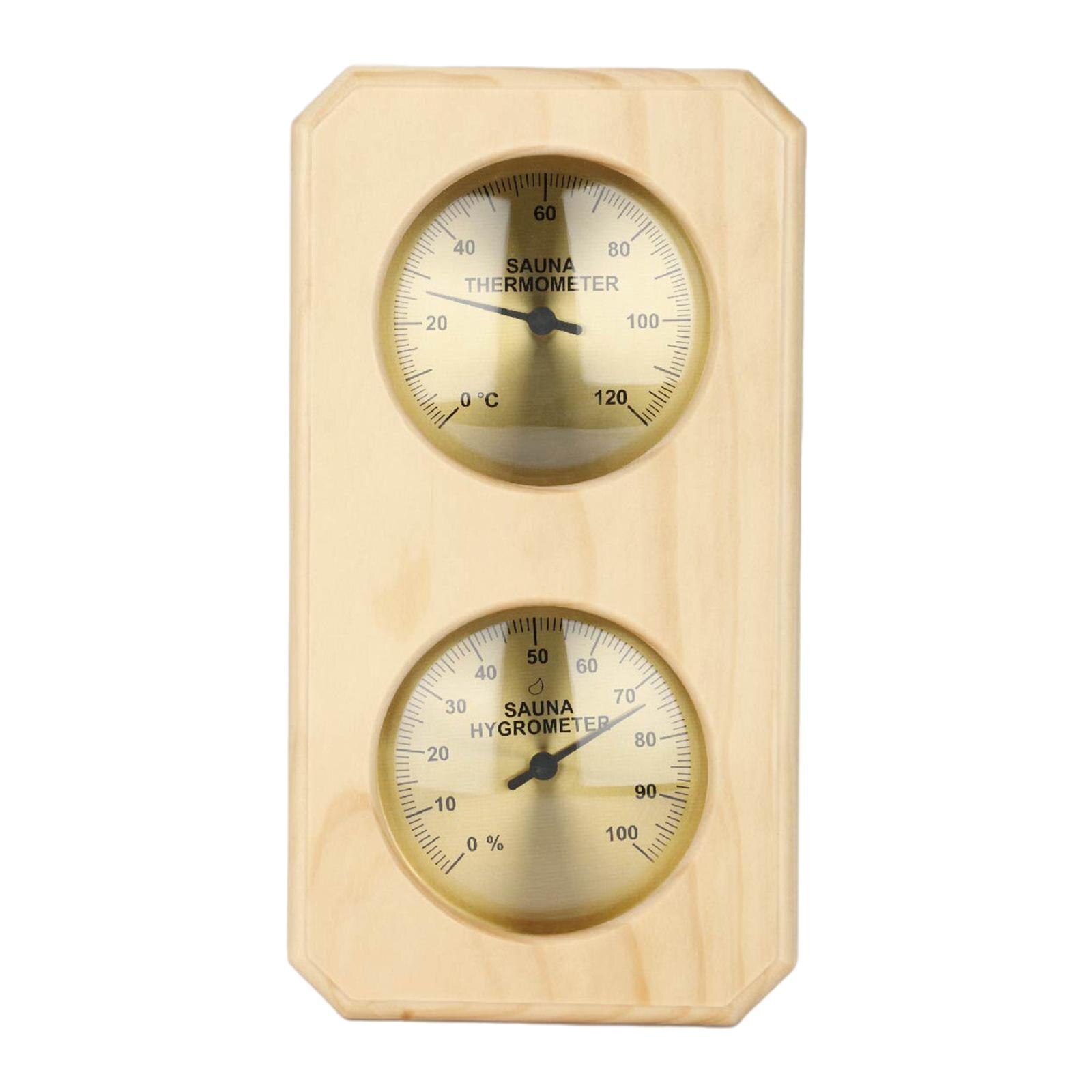 2 in1 Sauna Thermometer Hygrometer Digital Wall Mounted for Sauna Room Indoor Humidity Hotel